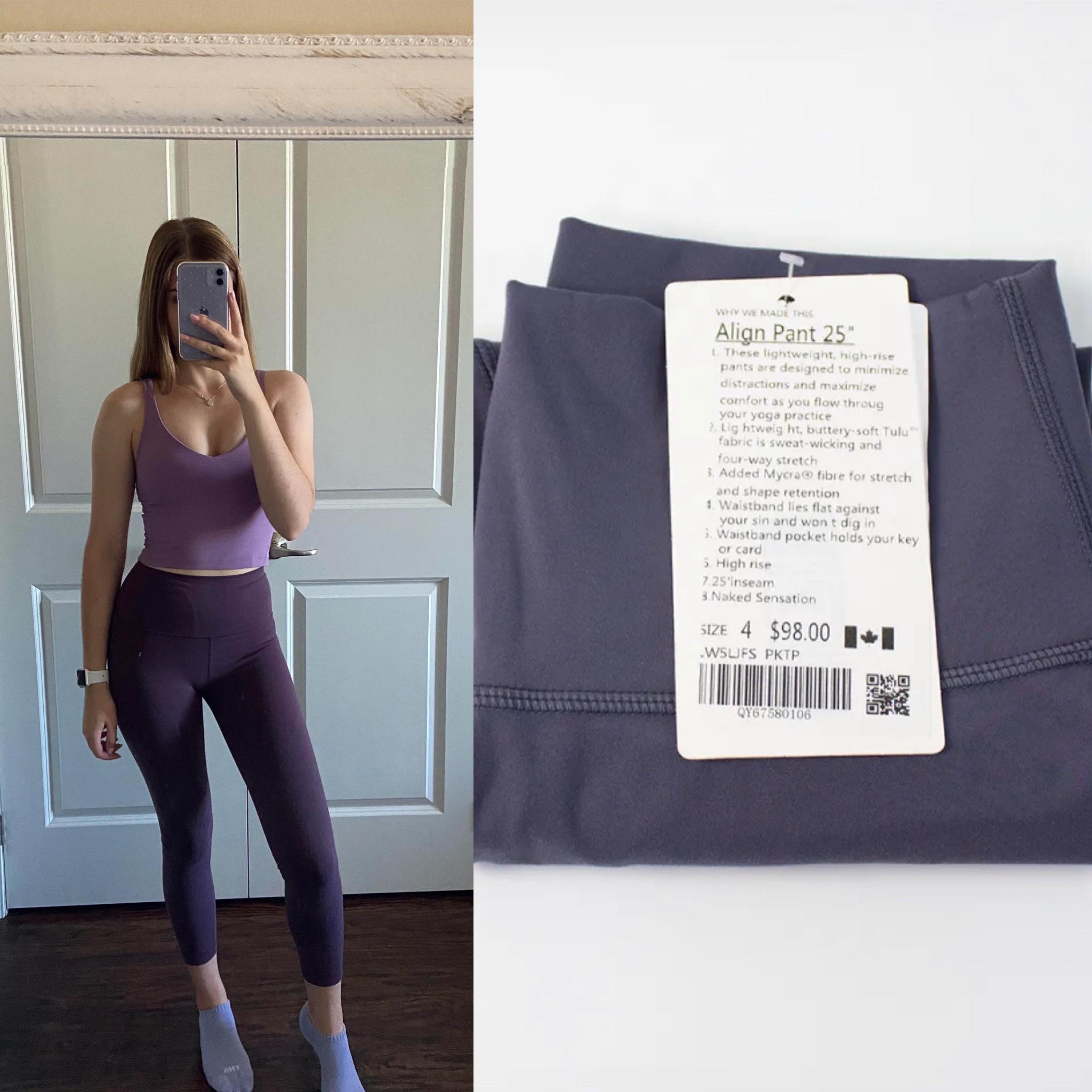 Lululemon Yoga shops Pants Purple